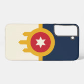 Galaxy Drapeau Coque Samsung S22 Plus de Tulsa, Oklahoma (Verso Horizontal)