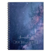 Galaxy Dream Journal bleu et violet (Devant)