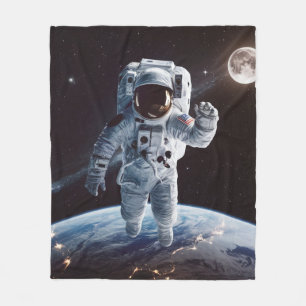 Galaxy Dreams astronaut in de ruimte Fleece Deken