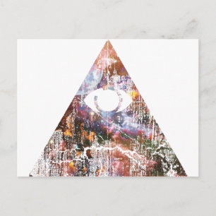 Galaxy-driehoek Briefkaart