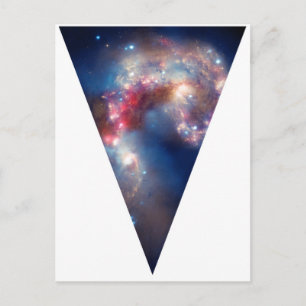 Galaxy-driehoek Briefkaart
