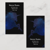  Galaxy Eenhoorn Visitekaartje (Voorkant / Achterkant)