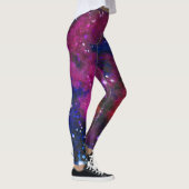 Galaxy en matière noire leggings femmes (Droite)