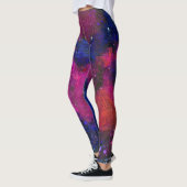 Galaxy en matière noire leggings femmes (Gauche)