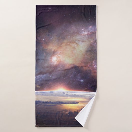 Galaxy étoile infinité cosmos sombre (Serviette de bain)