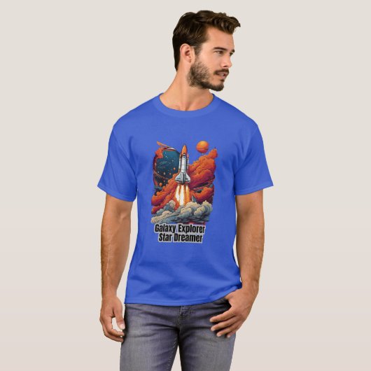 Galaxy Explorer, Star Dreamer - T-shirt spatial (Devant entier)