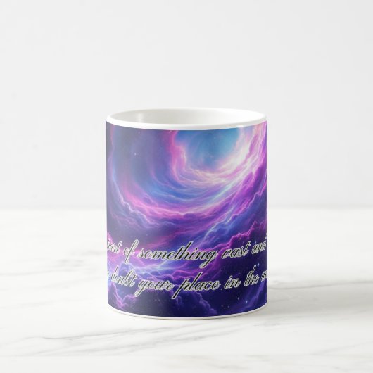 Galaxy Explosion Magic Mug – Discover Your Place i (Centre)