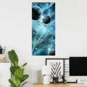 Galaxy Explosion Poster (Thuiskantoor)