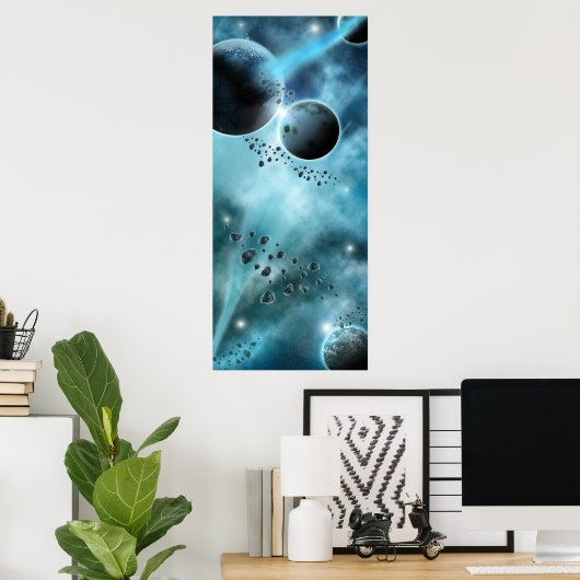 Galaxy Explosion Poster (Thuiskantoor)