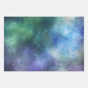 Galaxy Fan, jongens meisjes en Kinderen, ruimte, S Inpakpapier Vel