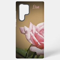 Fleur rose rose personnalisée Samsung Coque