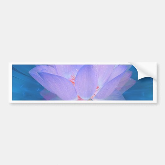 Galaxy Flower Bumpersticker (Voorkant)