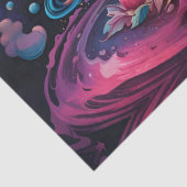 Galaxy Garden Coffee Art Tissuepapier (Detail)