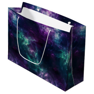 Galaxy Gift Bag Verjaardagsfeestje Buitenruimte Groot Cadeauzakje
