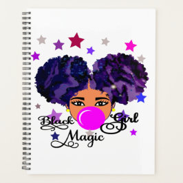 Galaxy Girl,Afro Girl,Zwart meisje,Melanine Planner