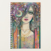Galaxy Girl Bohemian Style Girl par Molly Harrison (Devant)