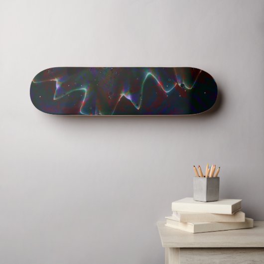 Galaxy Glider Skateboard (Muurkunst (Horizontaal))