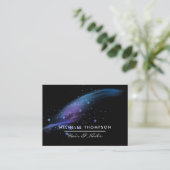 Galaxy Glitter Visitekaartje (Staand voorkant)