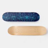 Galaxy-gloed in de Dark Element Pro Park Board Skateboard (Horizontaal)