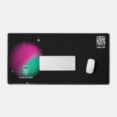 Galaxy Glow Custom Logo QR Code Elegant Marketing (Clavier et souris)