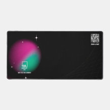 Galaxy Glow Custom Logo QR Code Elegant Marketing