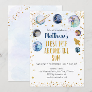 Galaxy Gold eerste reis rond de zondag Kaart