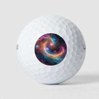 galaxy golf ball golfballen