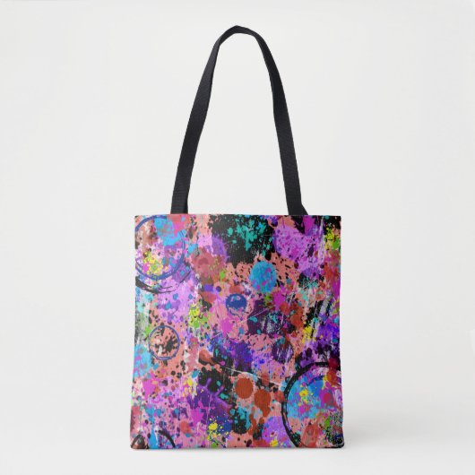 Galaxy Graffiti Tote Bag (Voorkant)