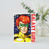 Galaxy Guru Briefkaart (Staand voorkant)