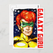 Galaxy Guru Briefkaart (Voorkant / Achterkant)