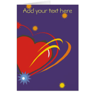 Galaxy Heart Love Cartes