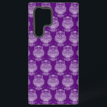Galaxy Hibou (violet) - Coque Samsung (S22 Ultra)<br><div class="desc">Dessin numérique de hibou. 2020.</div>