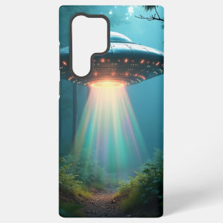 Galaxy Holographie OVNI Samsung Coque - Faisceau de la fo