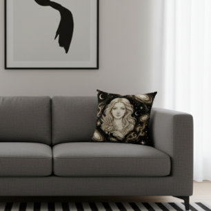 Galaxy Home Decor Virgo Zodiac Hemellichaam Kussen