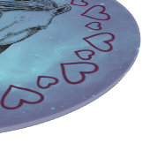 Galaxy Horse & Hearts Snijplank (Hoek)