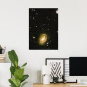 Galaxy HUDF-JD2 uit het Hubble Ultra Deep Field Poster (Thuiskantoor)