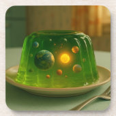 Galaxy in MCM Jell-O Mold Bier Onderzetter (Voorkant)