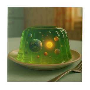 Galaxy in MCM Jell-O Mold Tegeltje