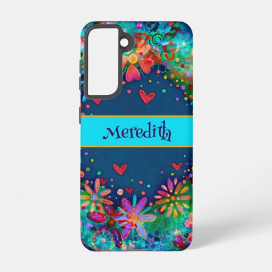Galaxy "Jardin d'été" Inspirivity Samsung Coque (Verso)
