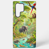 Galaxy "Jungle Joy" Samsung S22 Ultra Coque (Verso)
