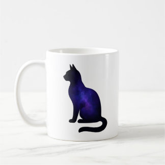 Galaxy Kat Illustratie | Kosmische Nevel Kat Liefh Koffiemok