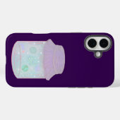 Galaxy Kat in een Pot | Kawaii Ruimtekat Kunst Case-Mate iPhone Case (Achterkant (horizontaal))