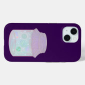 Galaxy Kat in een Pot | Kawaii Ruimtekat Kunst Case-Mate iPhone Case (Achterkant (horizontaal))