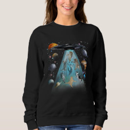 Galaxy Kat Zwem T-Shirt | Schattige Astronaut Katt