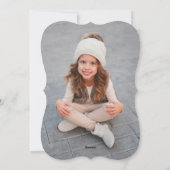 Galaxy licorne photo invitation (Dos)