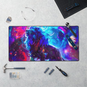 Galaxy Lion Blue Bureaumat