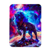 Galaxy Lion Blue Magneet (Verticaal)