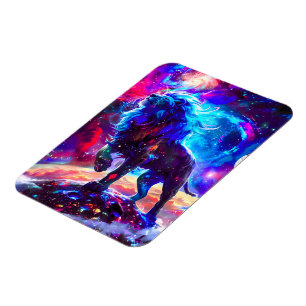 Galaxy Lion Blue Magneet