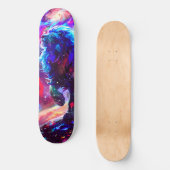 Galaxy Lion Blue Skateboard (Voorkant)