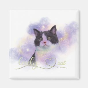 Galaxy Lovely Cat Magneet